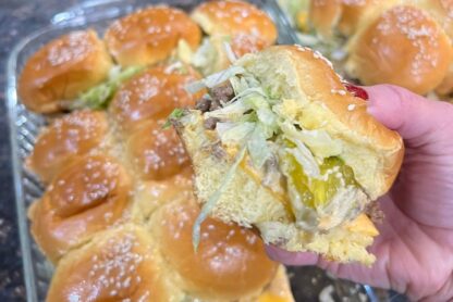 Cheesy Big Mac Sliders Recipe