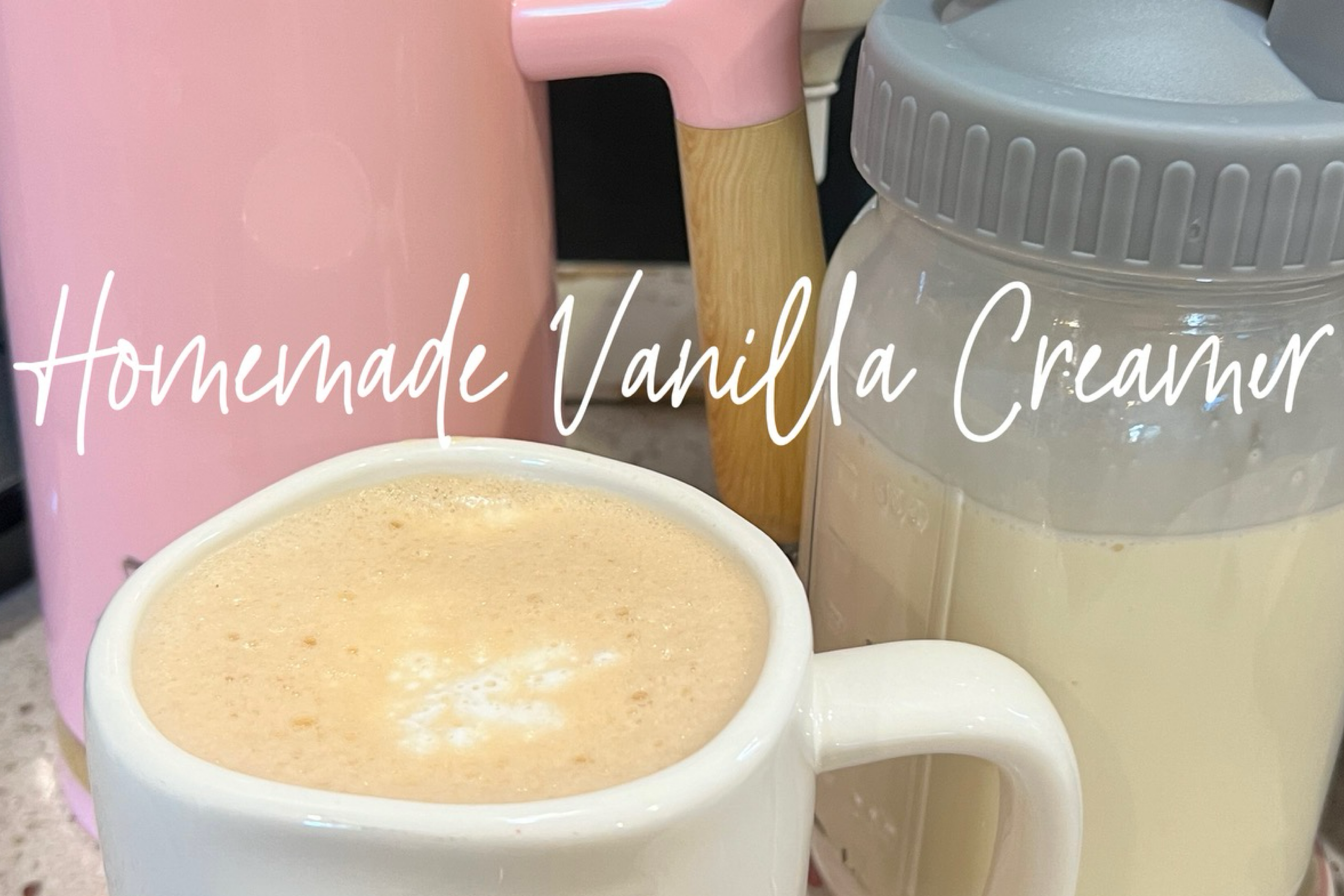 Homemade Vanilla Coffee Creamer