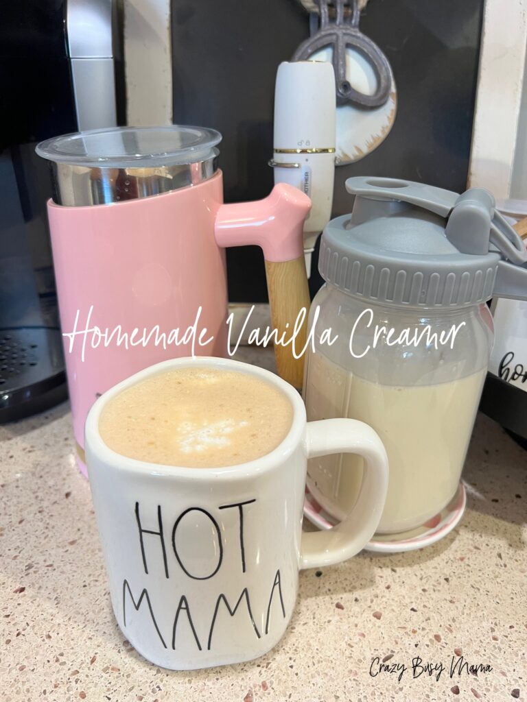Homemade Vanilla Coffee Creamer