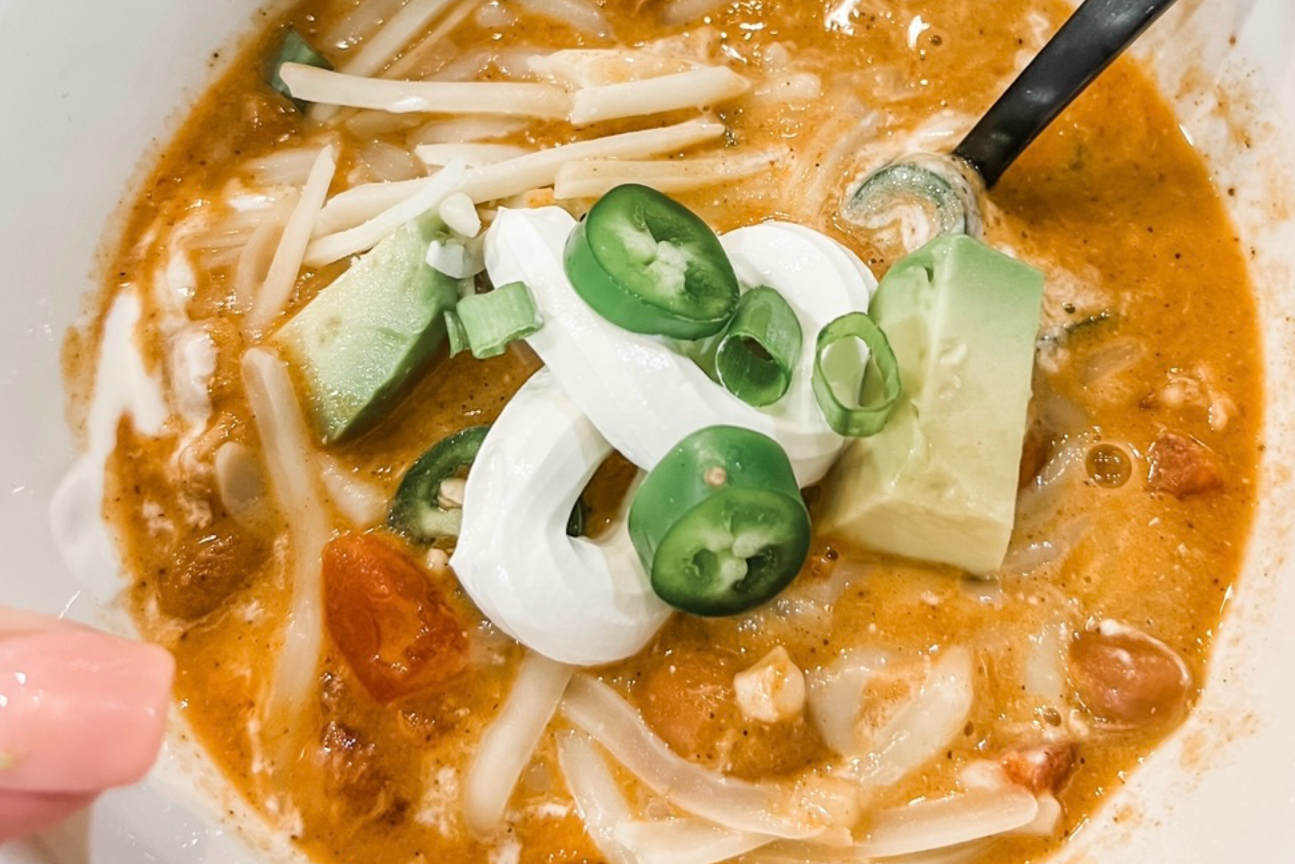 Slow Cooker Chicken Chili 