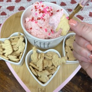 Valentine's Day Strawberry Cake Dip