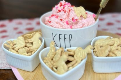 Valentine's Day Strawberry Cake Dip
