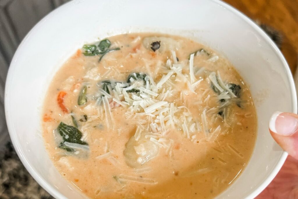 Italian Chicken Gnocchi Soup
