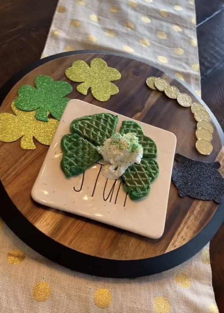 4 Leaf Clover Waffle