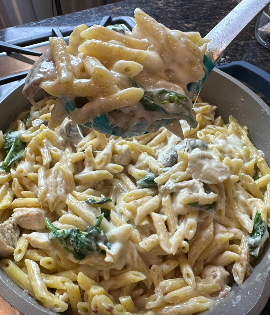 Creamy Chicken Pasta Skillet