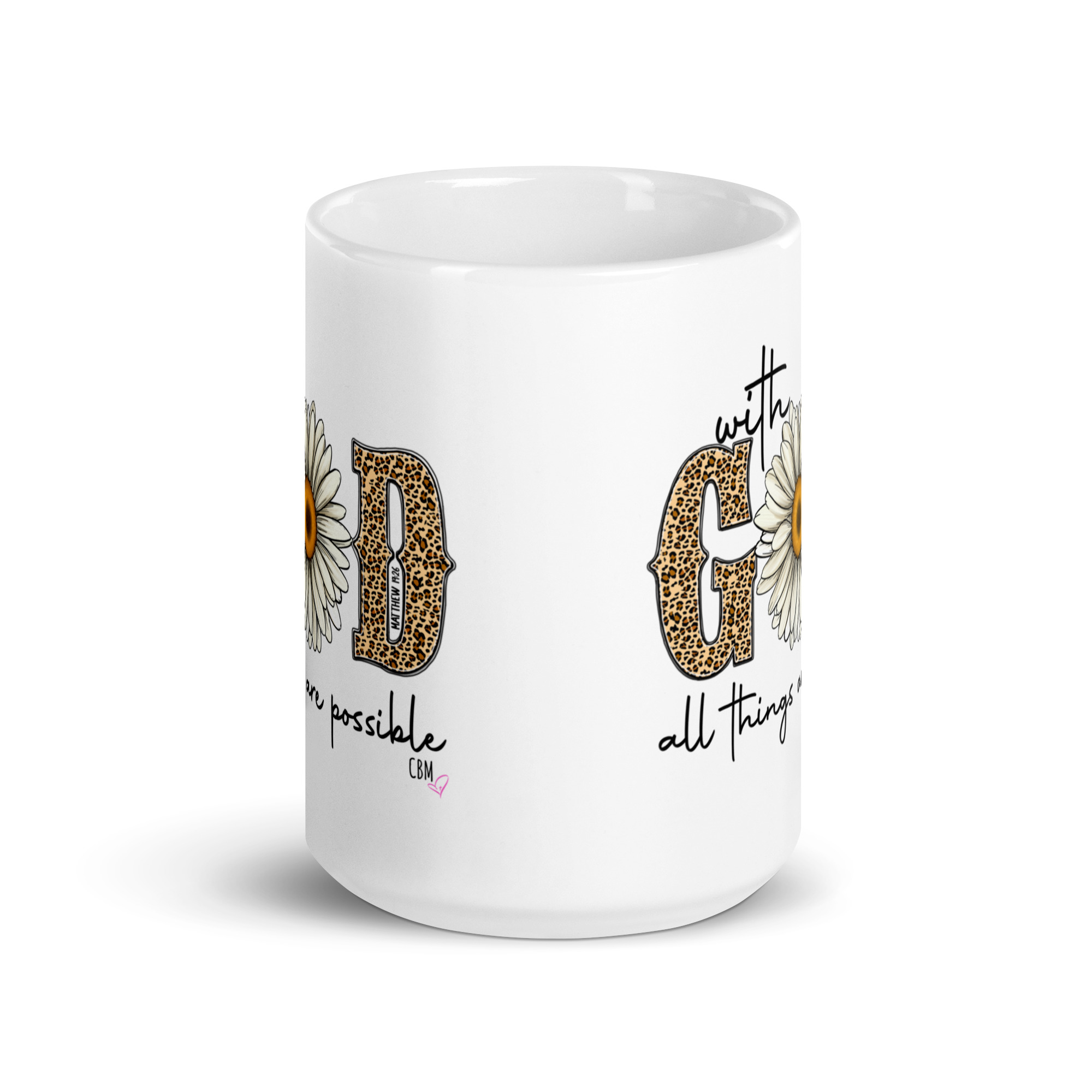 CBM "With God All Things are Possible" Mug - Image 6