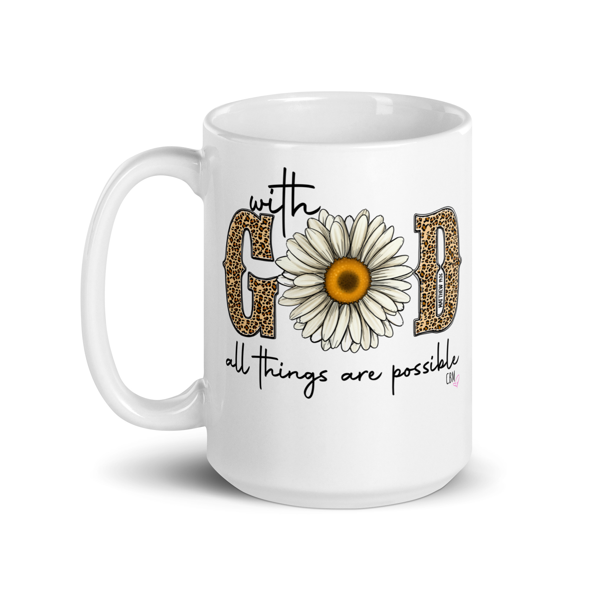 CBM "With God All Things are Possible" Mug - Image 2