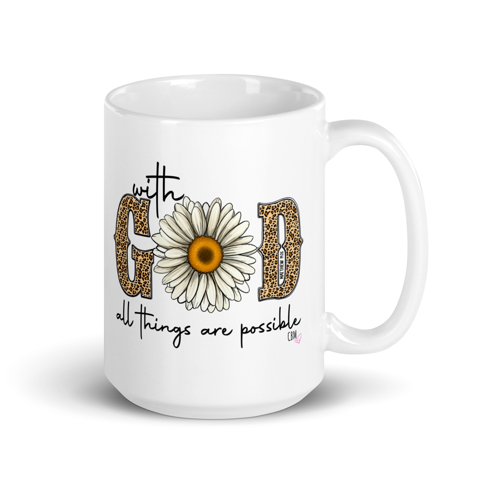 CBM "With God All Things are Possible" Mug - Image 4