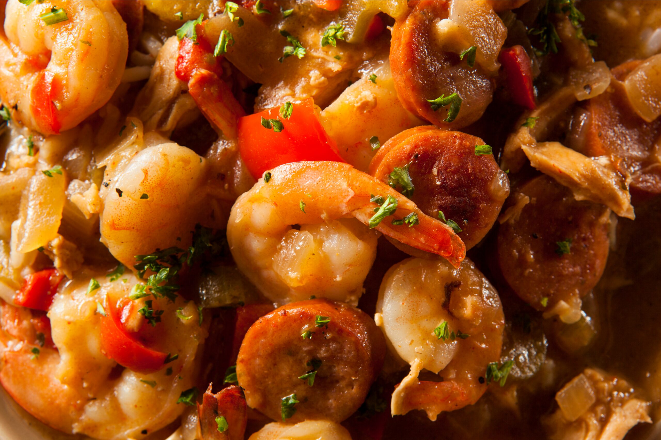 Shrimp and Sausage Skillet