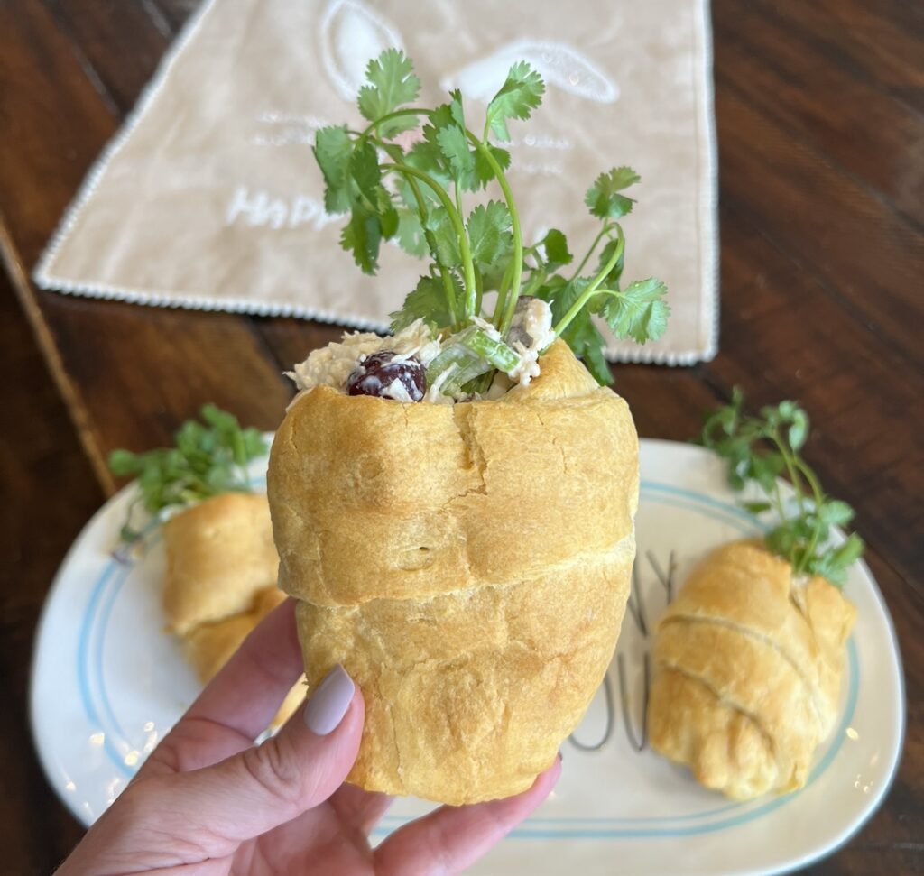 Crescent Carrot Chicken Salad
