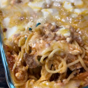 Baked Million Dollar Spaghetti