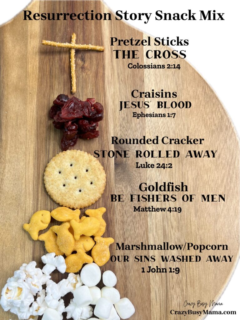 Easter Story Snack Mix Resurrection Day