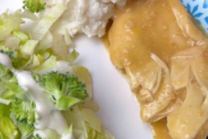 Slow Cooker Smothered Chicken