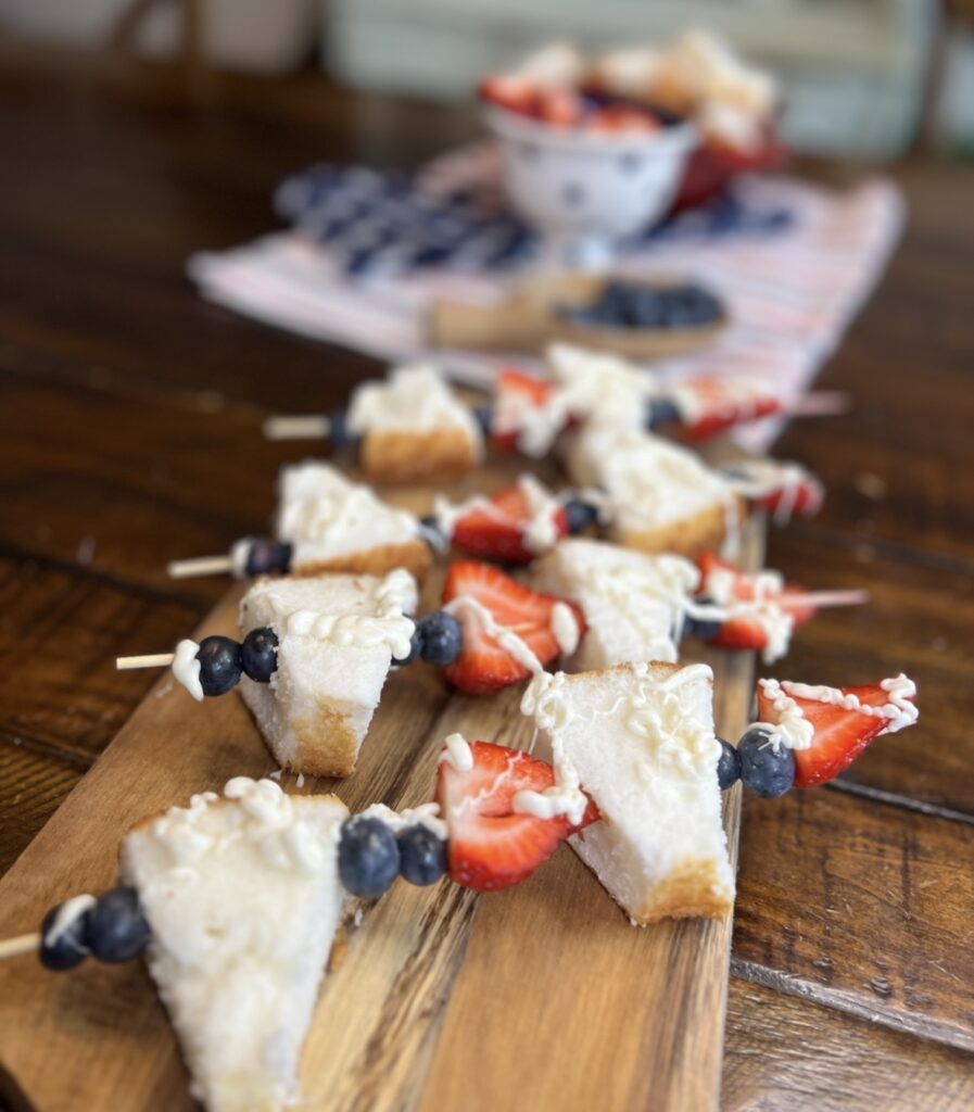 4th of July Fruit Kabobs