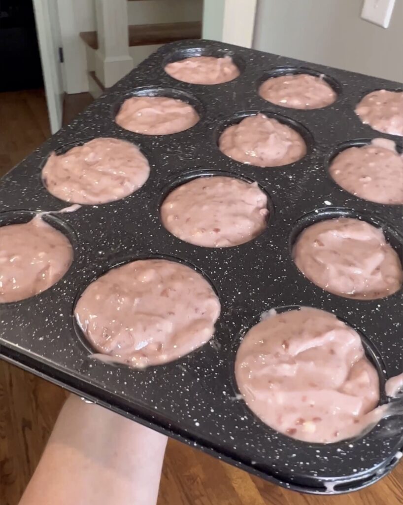 Raspberry Angel Food Cake Muffins Ingredients