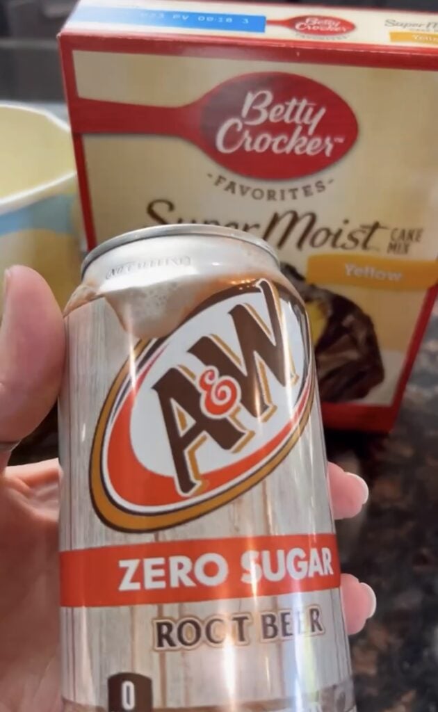 Root Beer Float Cake Ingredients