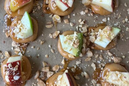 Caramel Apple Pretzel Bites