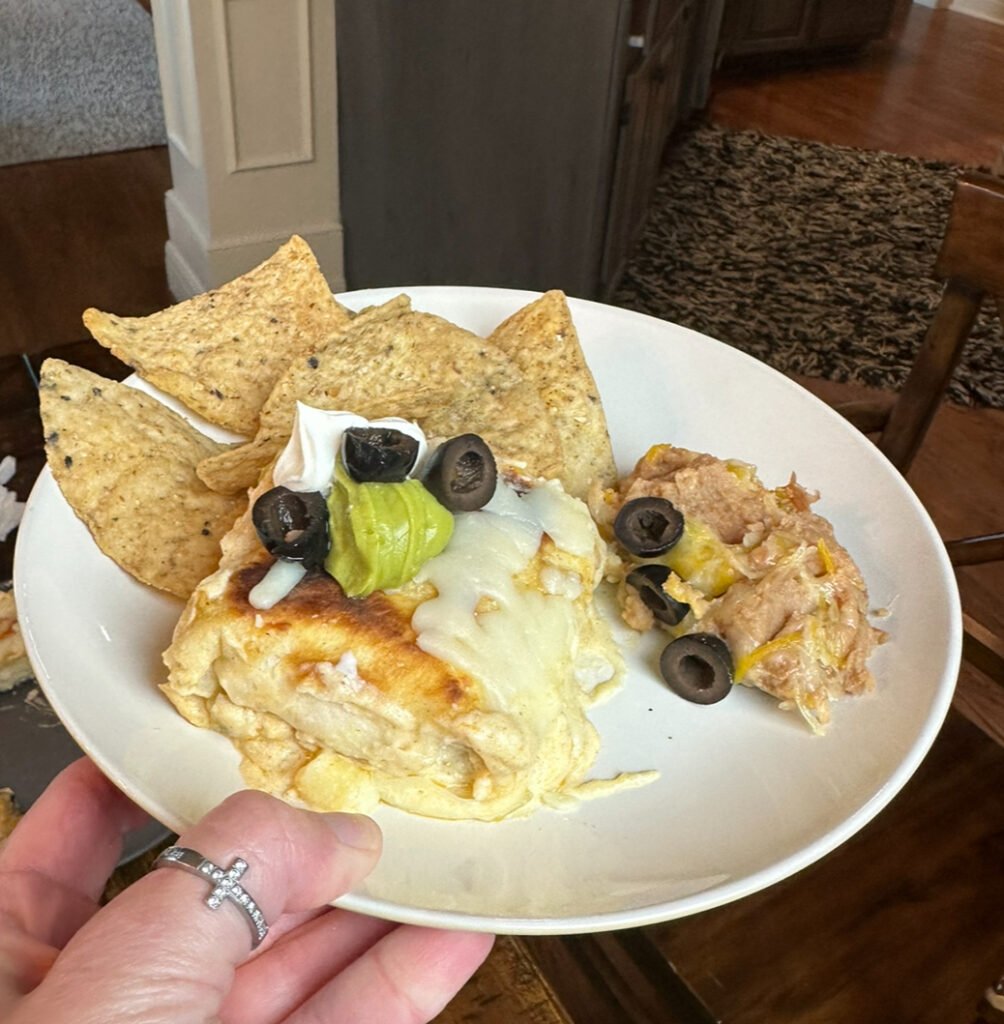 White Chicken Enchiladas Recipe