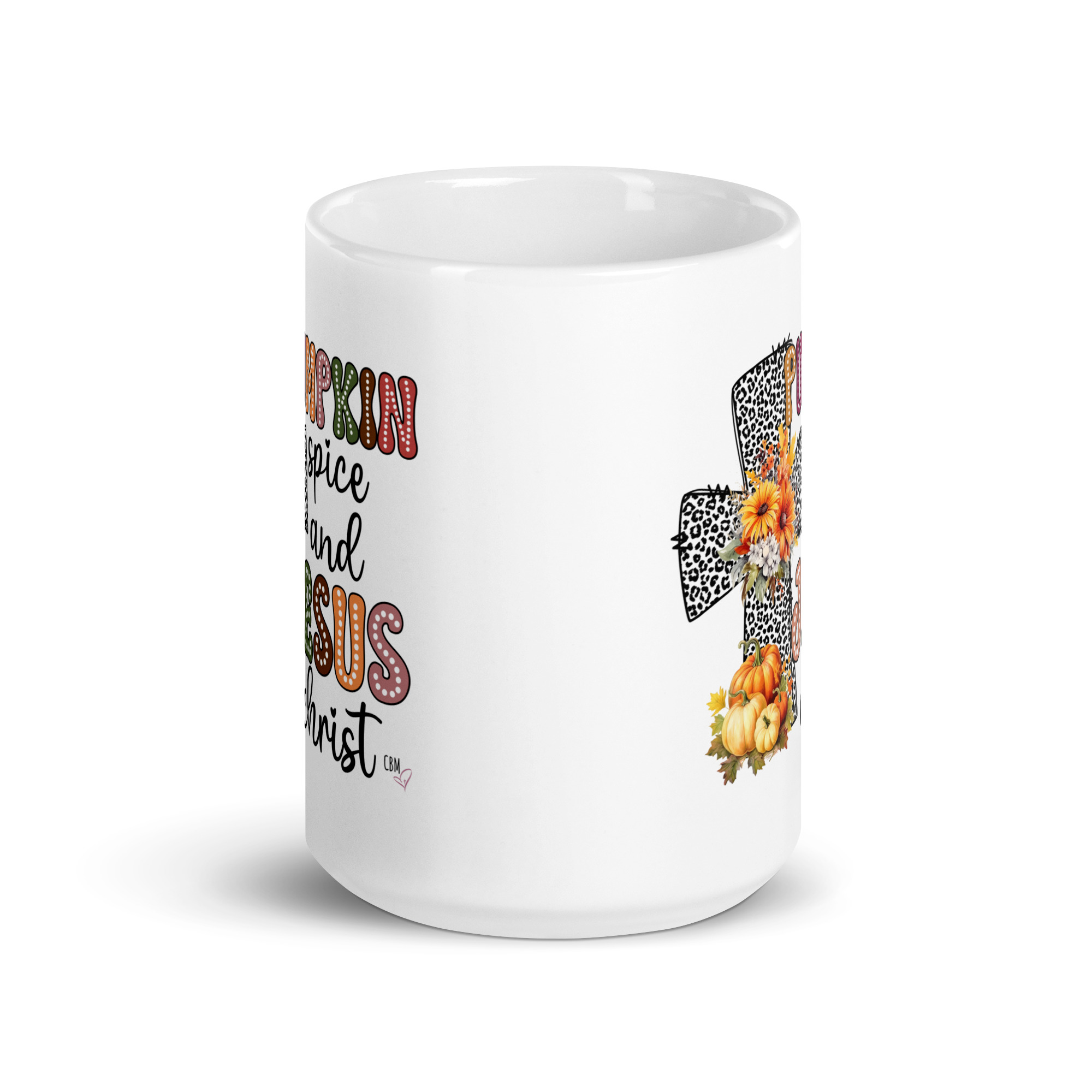 CBM "Pumpkin Spice and Jesus Christ" Mug - Image 3