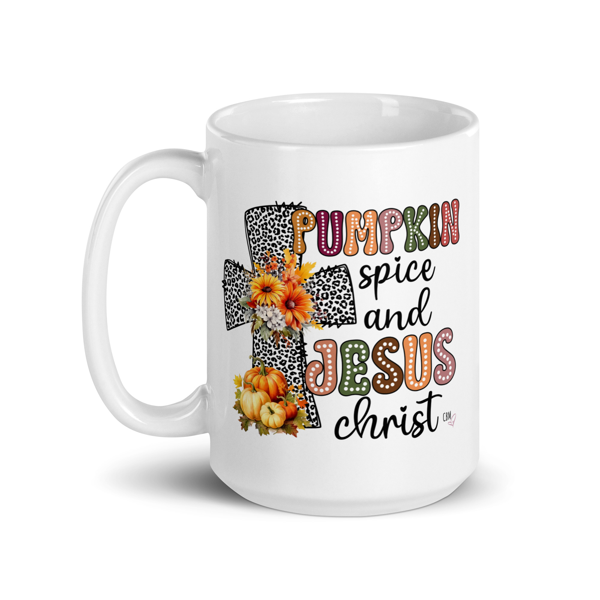 CBM "Pumpkin Spice and Jesus Christ" Mug - Image 2
