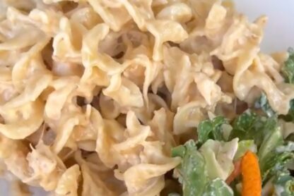 Slow Cooker Italian Chicken Pasta
