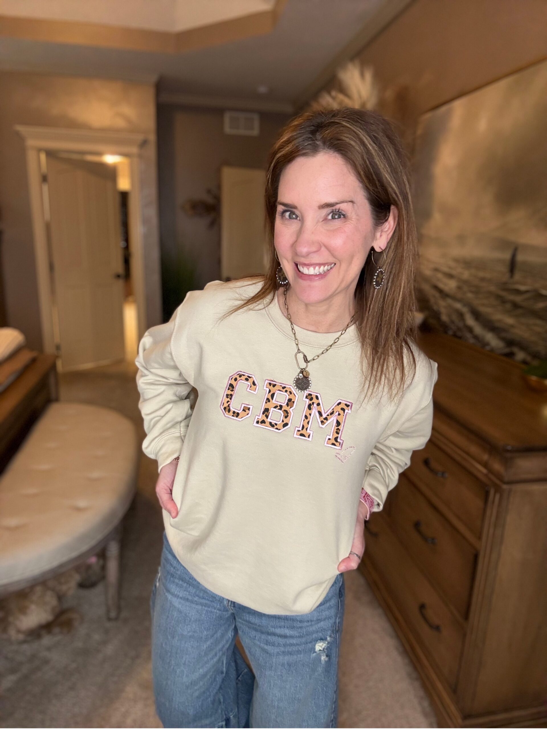 CBM Leopard Print Crewneck - Image 4