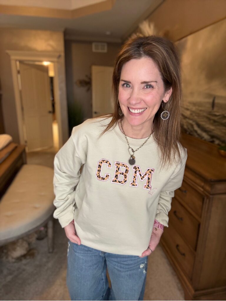 CBM Leopard Print Crewneck