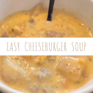 Cheeseburger Soup Recipe