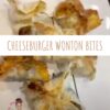 cheeseburger bites