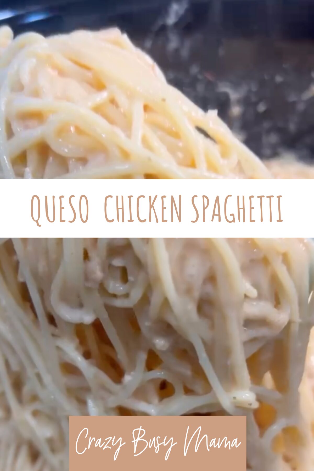 Queso chicken Spaghetti