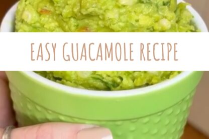 Easy Guacamole Recipe