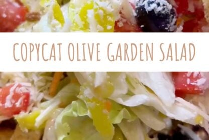 Copycat Olive Garden salad recipe