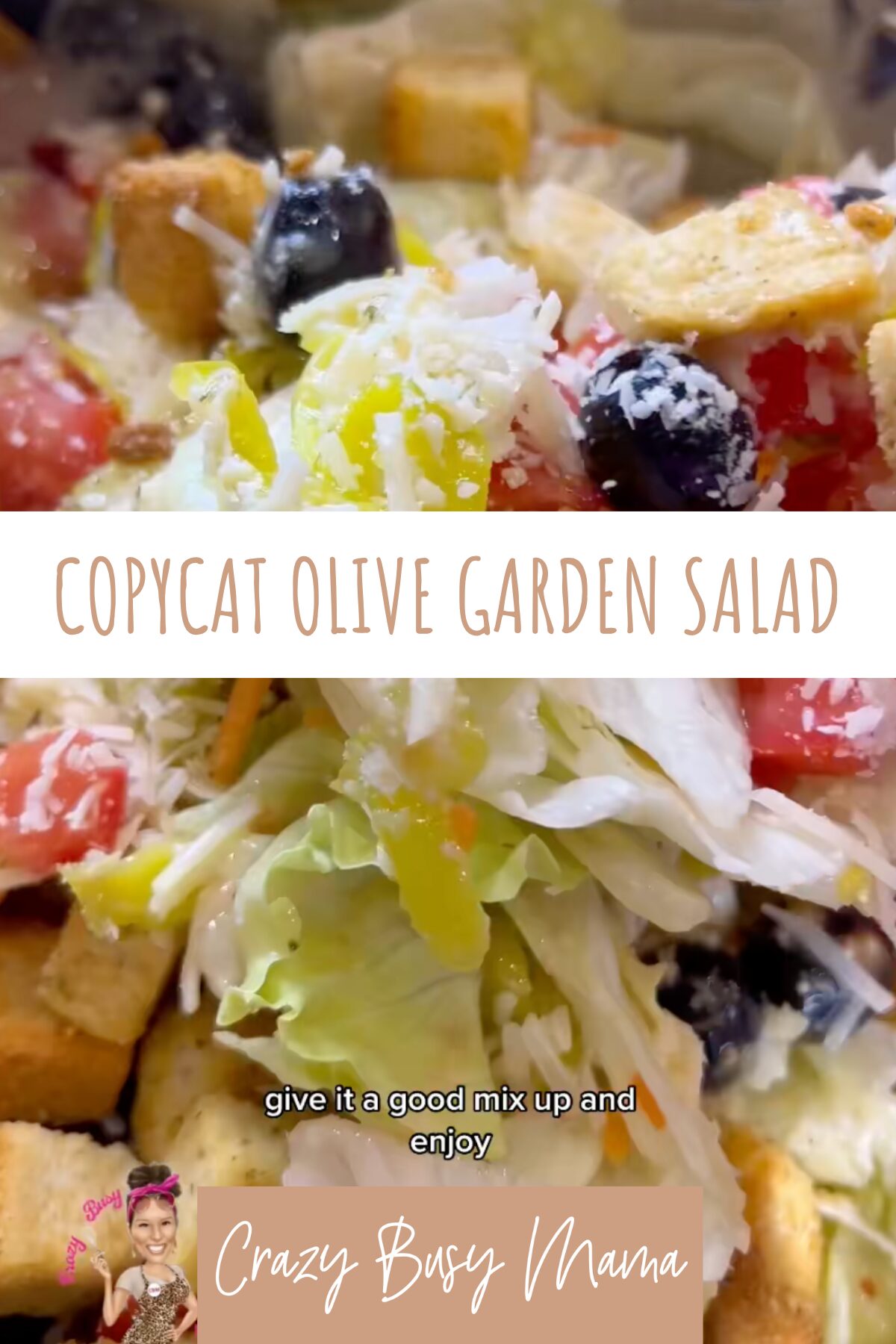 Copycat Olive Garden salad recipe