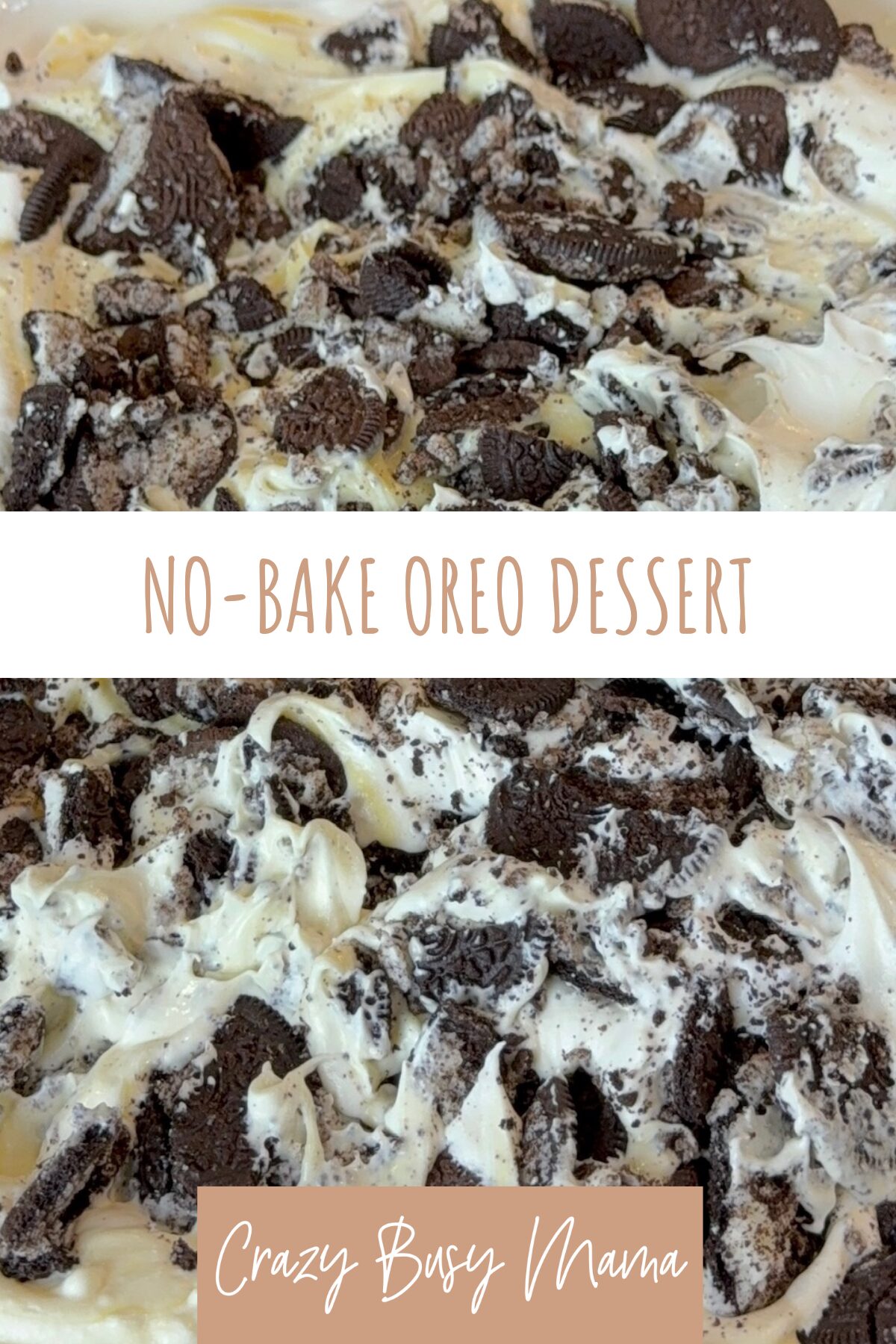 Dirt cake Oreo recipe