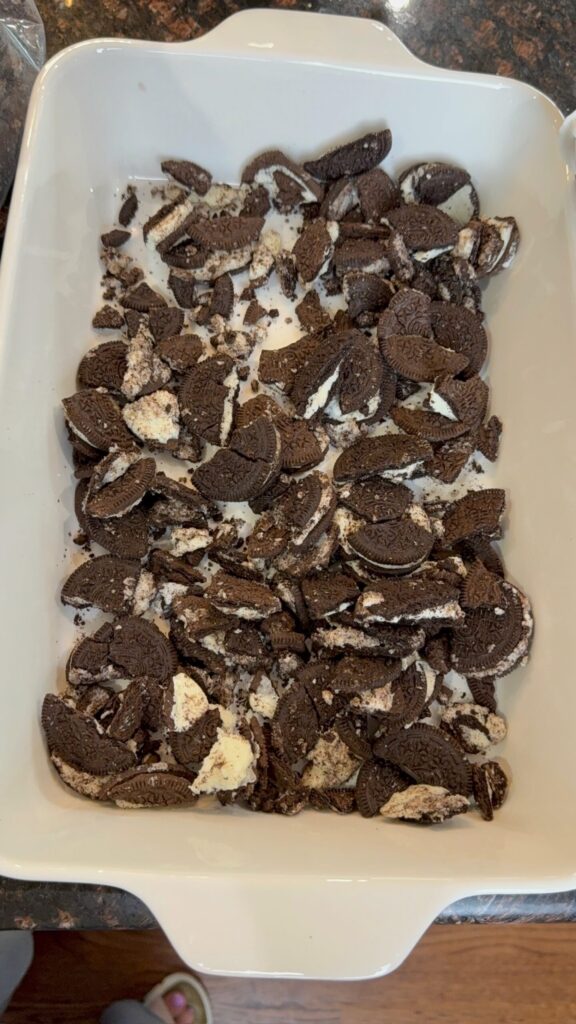 Dirt cake Oreo recipe