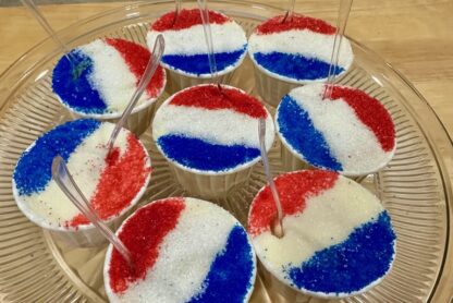 snow cone summer cupcakes