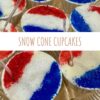 Snow Cone Summer Cupcake