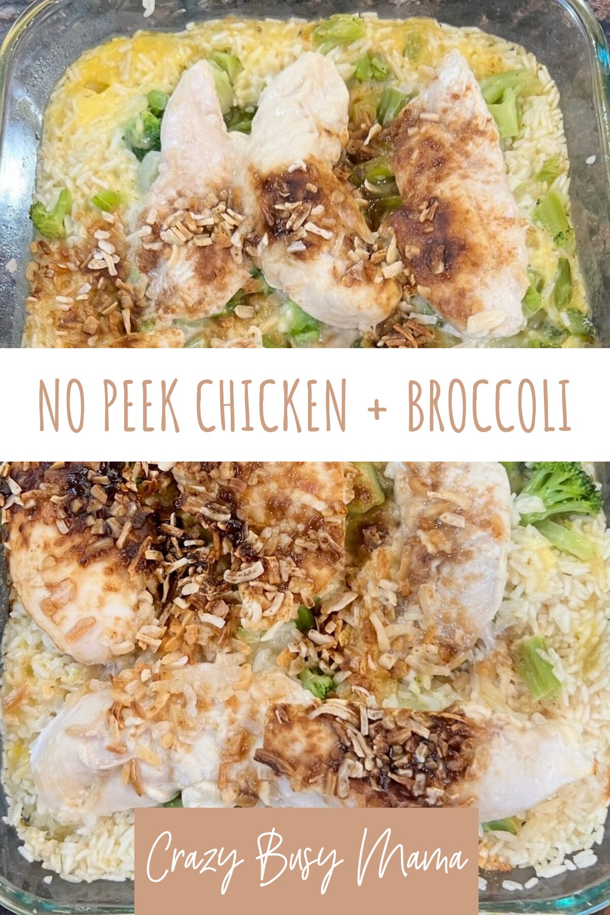no peek chicken with rice and broccoli