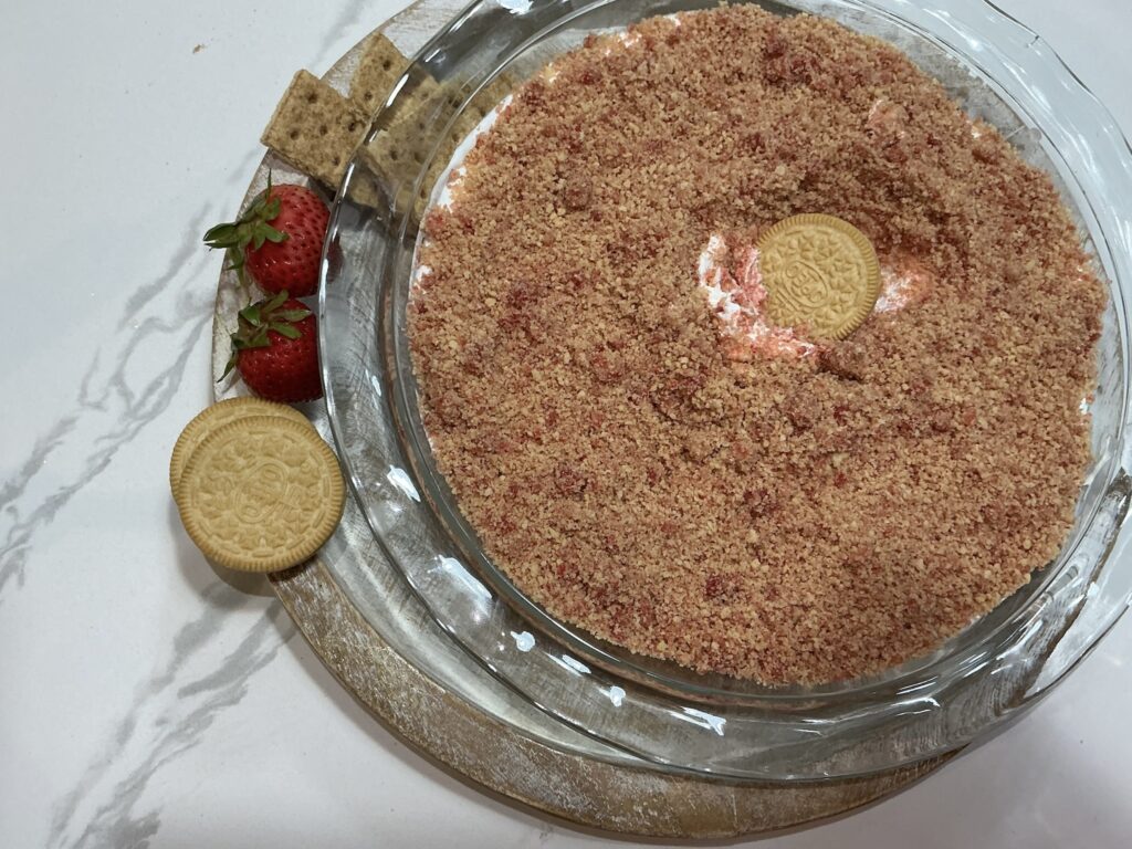 golden oreo dessert dip strawberry cheesecake dip