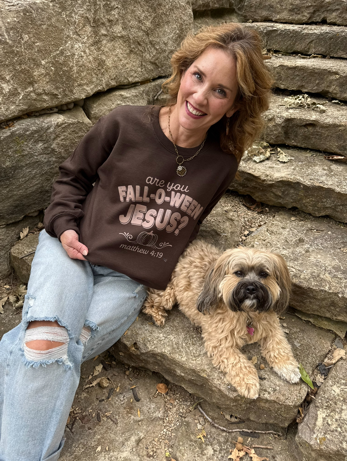 CBM "Fall-o-ween Jesus" Fall Crewneck - Image 4