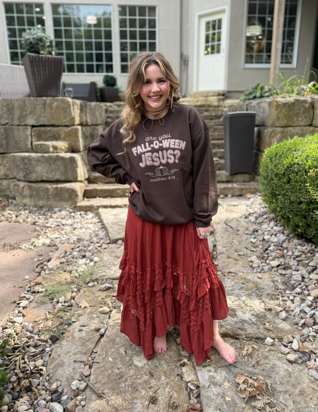 CBM "Fall-o-ween Jesus" Fall Crewneck - Image 3