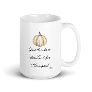 Give Thanks Autumn Mug