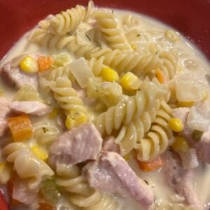 cheesy ranch chicken noodle