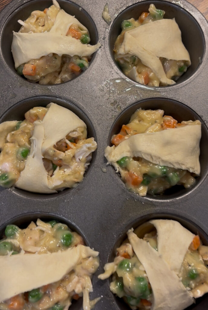 mini chicken pot pies