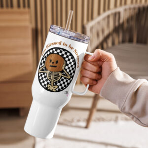 Too Blessed to be Stressed Halloween Tumbler