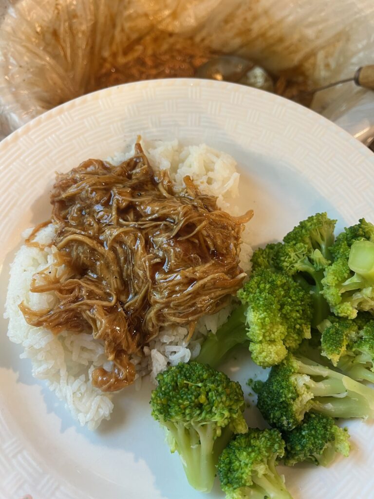 Honey Glazed apple chicken