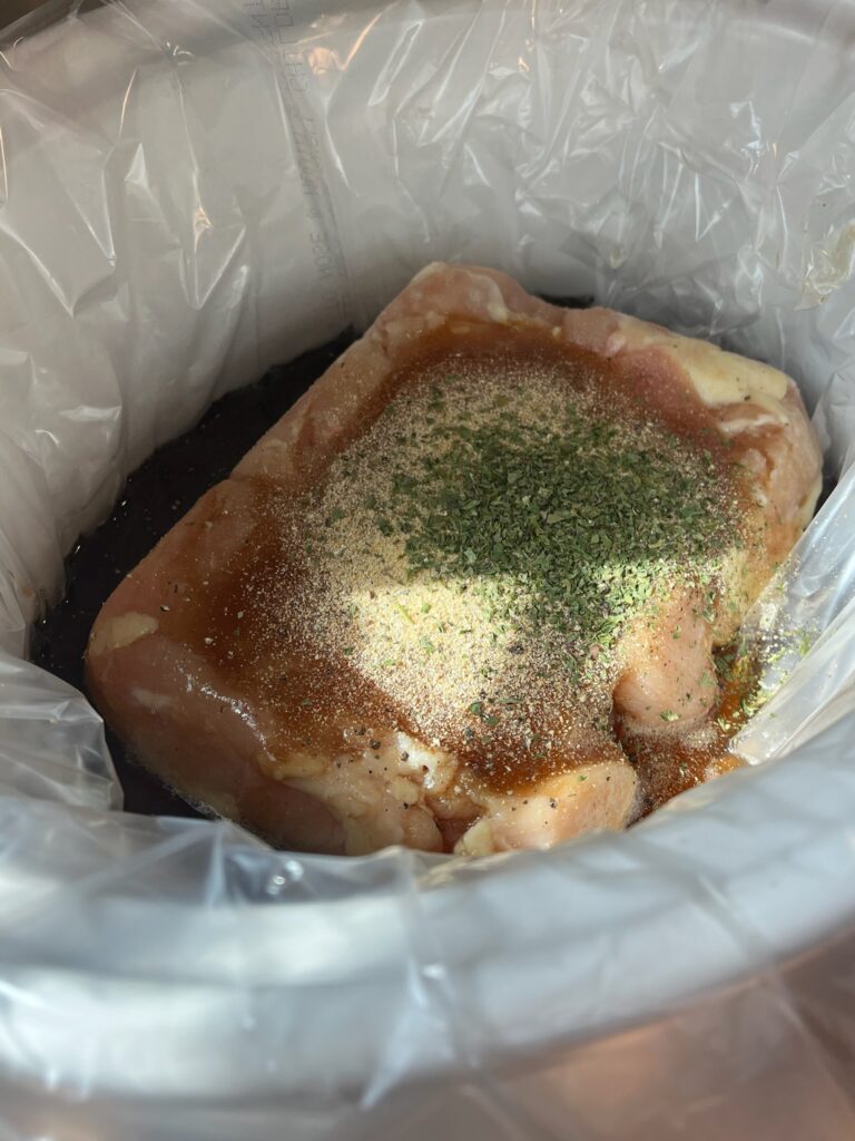 Honey Glazed apple chicken