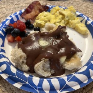 biscuits with chocolate gravy