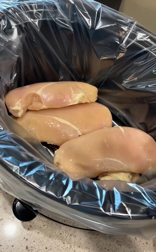 Cheesy Chicken Tacos Crockpot