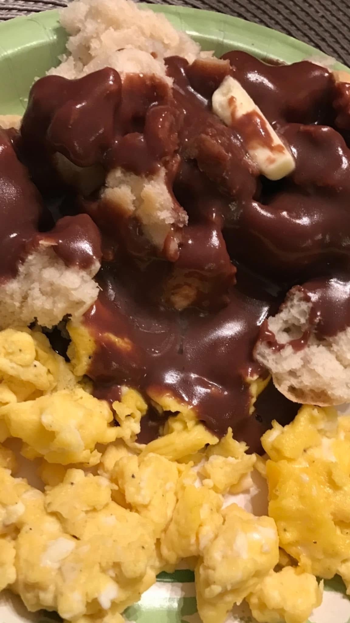 biscuits with chocolate gravy